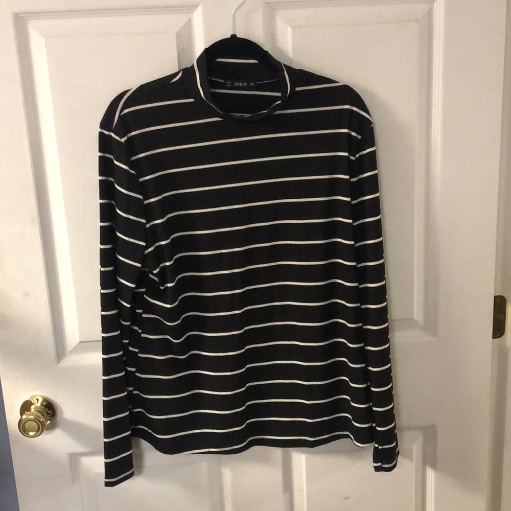 SheIn long Sleeve striped shirt